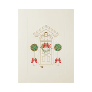 Mount Street Printers Robin at the Door Party Card Set of 8