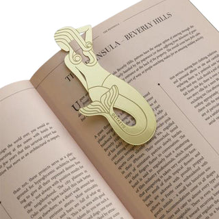 Octaevo Stationery Brass Sirena Bookmark - La Gent Thoughtful Gifts