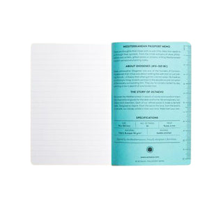 Octaevo Stationery Diogenes Passport Philosophy Notes Notebook No. 2 - La Gent Thoughtful Gifts