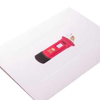 Robin on Postbox Christmas Card - La Gent Luxury Goods