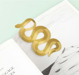 Octaevo Stationery Brass Serpenti Bookmark - La Gent Thoughtful Gifts